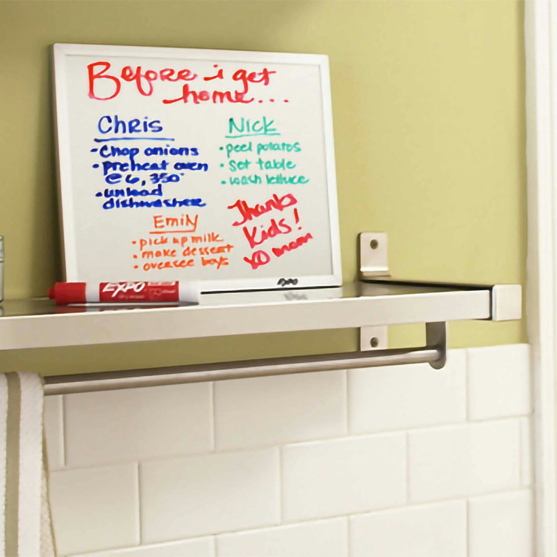 Kitchen Lists With EXPO Markers